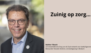 Zuinig op zorg…